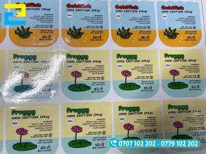 In UV decal sữa làm nhãn chai nước rửa tay