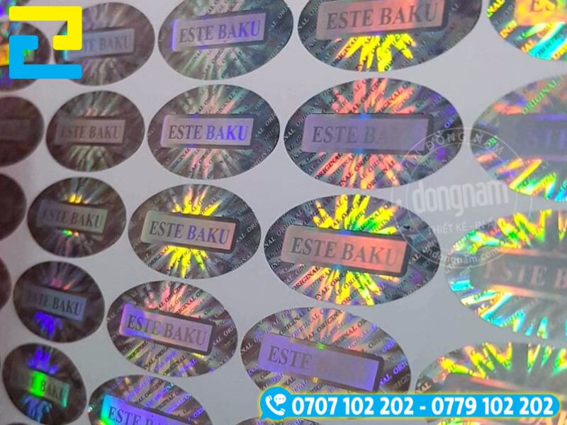 Làm tem 7 màu (Hologram) niêm phong sản phẩm