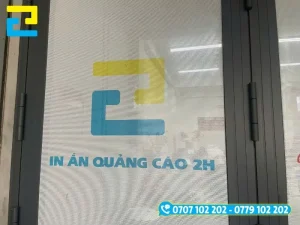 In UV logo, thương hiệu trên decal lưới
