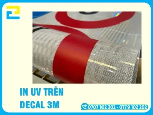 Nhận In UV Trên Decal 3M Cao Cấp, Siêu Bền, Giá Rẻ 2026