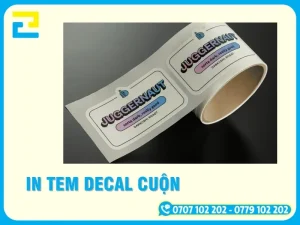 Báo Giá In Tem Nhãn Decal Cuộn Trọn Gói, Mới Cập Nhật 2026