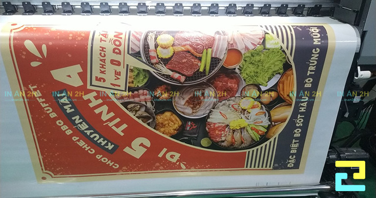 In Ấn Quảng Cáo 2H cung cấp đa dạng các loại dịch vụ in bạt quảng cáo