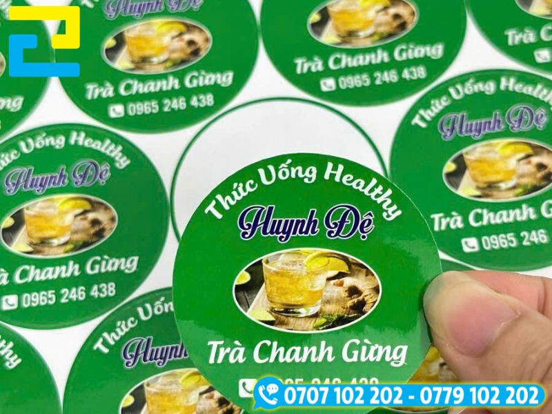 In Decal Dan Chai Nhua