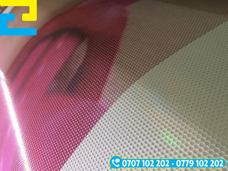 Decal Luoi In Mau Sac Net