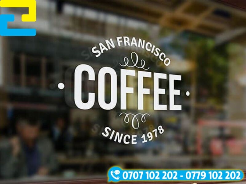 Giay Decal Nhua Trong Dan Kinh Ca Phe