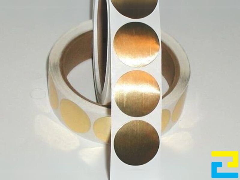 In decal vàng cuộn