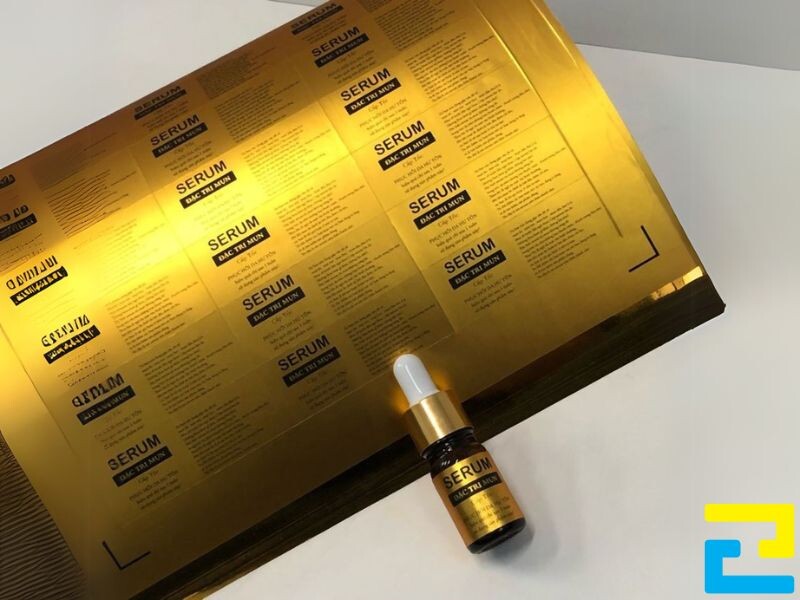 Decal nhũ vàng có độ bền tuyệt vời