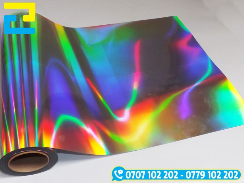 Decal 7 màu phản chiếu ánh sáng nhiều màu, thẩm mỹ cao