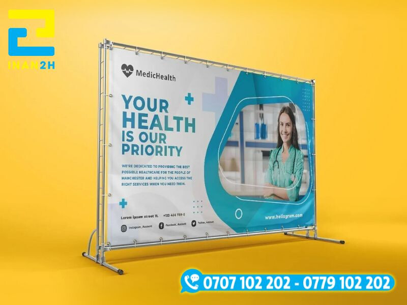 In poster trên bạt hiflex có chi rẻ, tiết kiệm cho in số lượng lớn