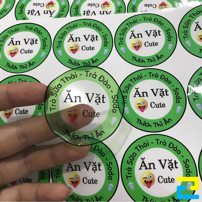 Tem nhãn decal là công cụ quảng bá hiệu quả