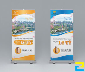 Dịch Vụ In Standee Cuốn Nhôm Chuẩn Kích Thước Theo Yêu Cầu