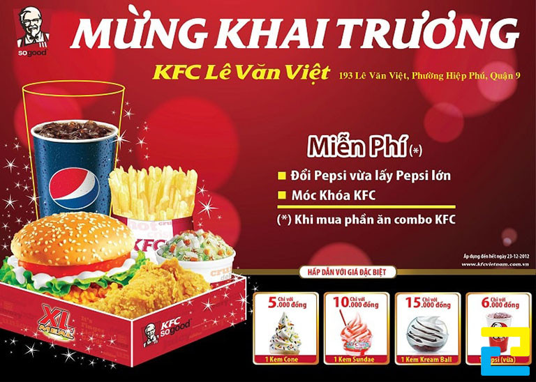 Thông thường banner khai trương nên ưu tiên lựa chọn màu đỏ, là màu sắc biểu trưng cho sự may mắn