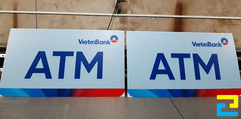 In hộp đèn cây ATM Vietinbank tại phường 1, Phú Nhuận