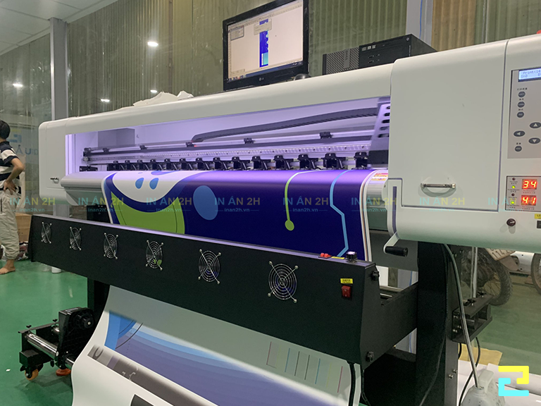 Máy in kỹ thuật số - Loại máy in được Công Ty In Ấn Quảng Cáo 2H sử dụng để sản xuất băng rôn cho quý khách
