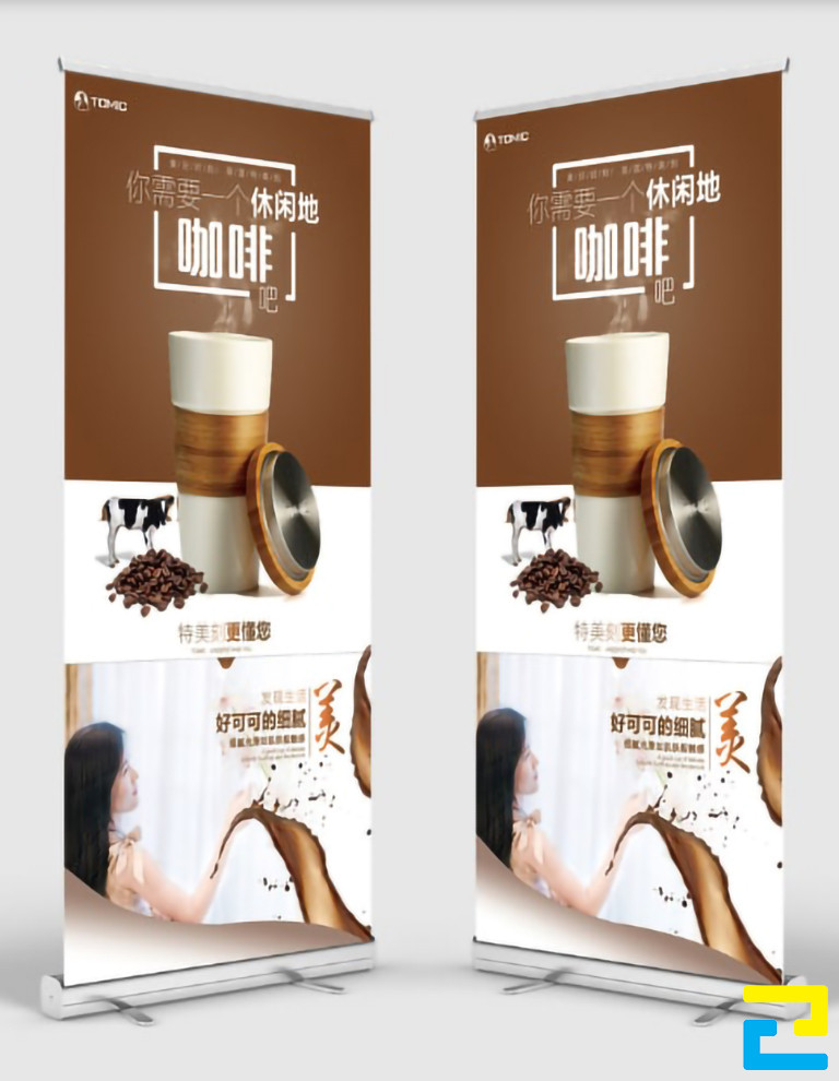 10+ Mẫu In Standee Quảng Cáo Cafe Đẹp Thông Dụng Nhất