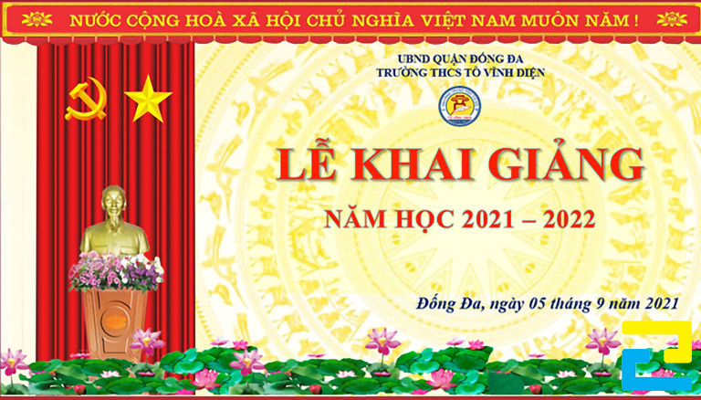 Khi phông nền khai giảng đẹp đã được in xong, nhân viên sẽ tiến hành gia công ấn phẩm, kiểm tra và bàn giao phông nền đến quý khách