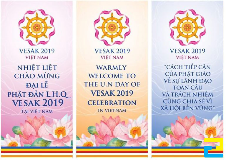 Quý khách nên ưu tiên lựa chọn, thiết kế những hình ảnh có độ phân giải cao, để bandroll Phật Giáo được rõ nét khi đem đi in