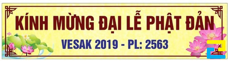 Công Ty In Ấn Quảng Cáo 2H có nhận sản xuất băng rôn Phật Đản với số lượng không nhiều, từ 1, 2 đến 3 sản phẩm