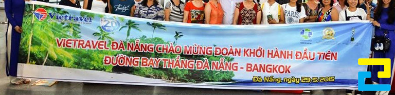 Quý khách có thể lựa chọn những loại màu sắc cho file in bandroll du lịch như: Màu xanh ngọc, màu xanh lá cây, màu cam, màu vàng,...