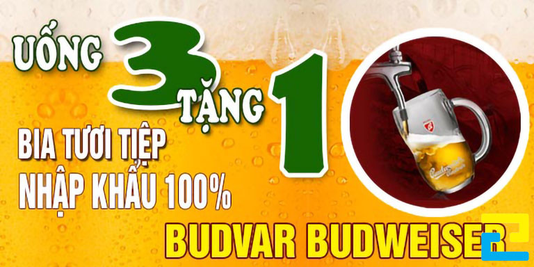 Mẫu 9: Mẫu băng rôn có thông điệp quảng cáo ngắn gọn, ấn tượng, bandroll có tông màu vàng chủ đạo, kiểu chữ đơn giản