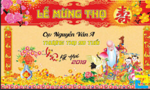 In Băng Rôn Lễ Mừng Thọ Đẹp Chất Lượng Lấy Nhanh Giá Rẻ