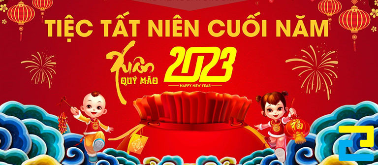 Mẫu 1: Băng rôn có tông màu đỏ chủ đạo nổi bật, có kiểu chữ đơn giản - nghệ thuật, bandroll vó viền mây được thiết kê với bố cục đẹp mắt