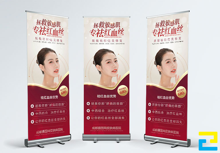 Quý khách có thể căn cứ vào vị trí đặt standee, tầm nhìn của standee thẩm mỹ viện,... để từ đó lựa chọn kích thước chữ sao cho phù hợp