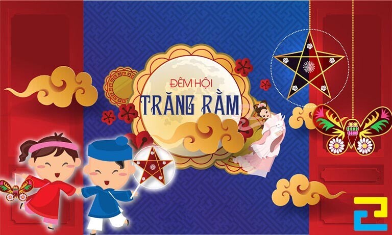 mau 9 in background trung thu