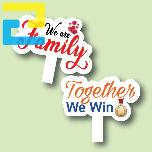 Kiểu Dáng Của Các Mẫu Hashtag Cầm Tay Cực Kỳ đa Dạng Tại In Ấn Quảng Cáo 2h.