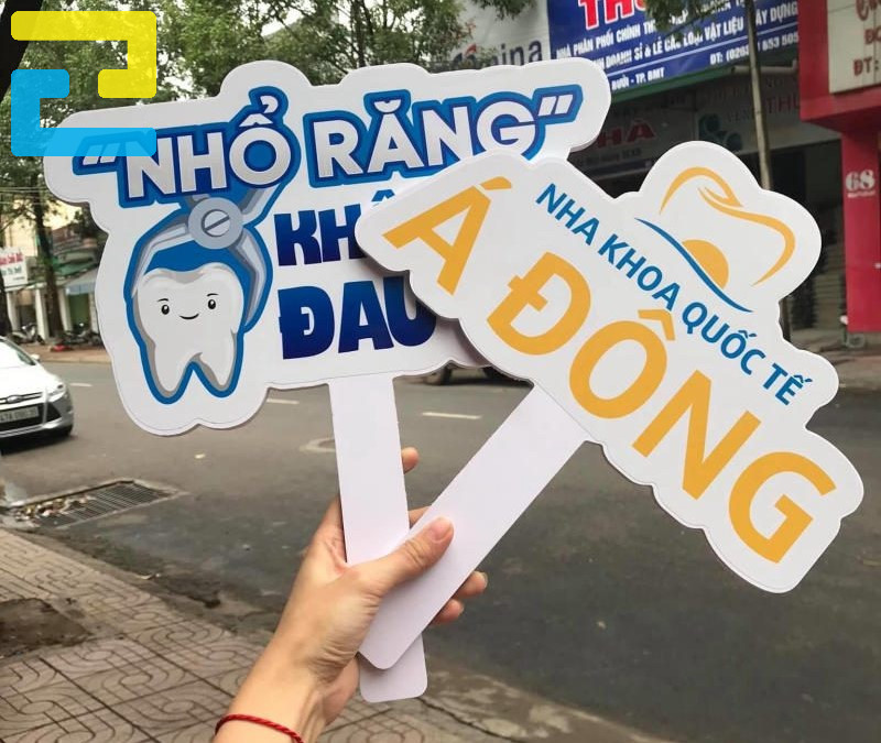 Mẫu Hashtag Nha Khoa Cầm Tay đẹp Tại In Ấn Quảng Cáo 2h.