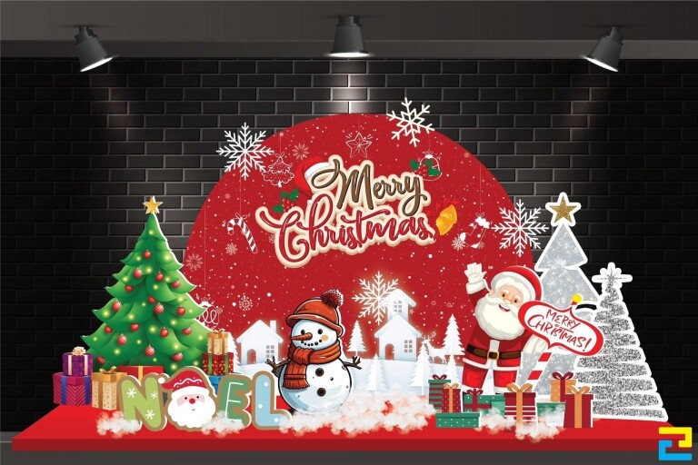 Trang trí noel cho quán cafe với điểm check in thu hút