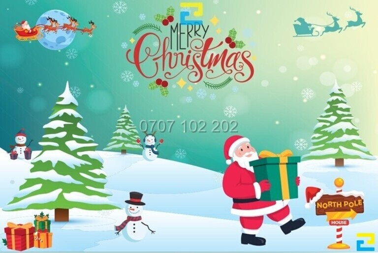 Các mẫu backdrop trang trí cho sân khấu noel sinh động hút mắt