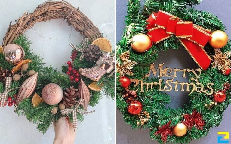 Các phụ kiện trang trí noel ở trường mầm non