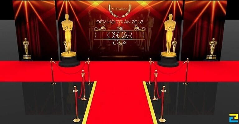 Trang trí sân khấu theo các lễ trao giải