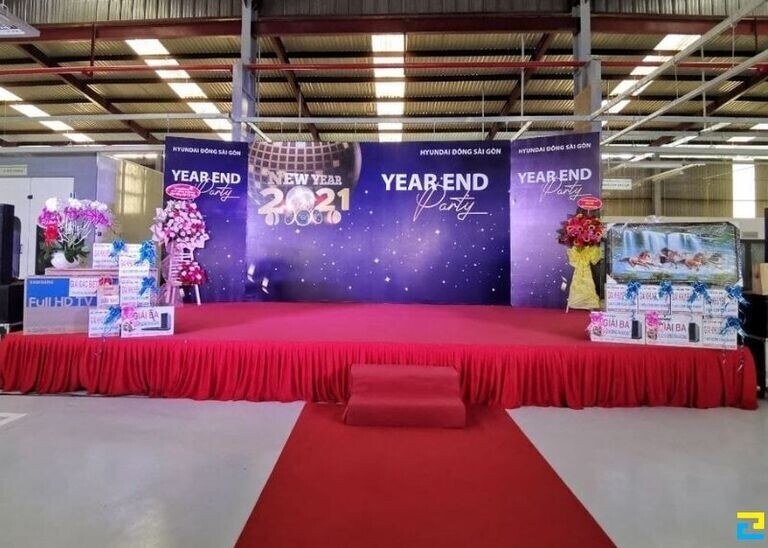 Trang trí sân khấu theo các lễ trao giải