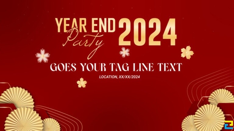 Trang trí sân khấu cho tiệc tất niên công ty