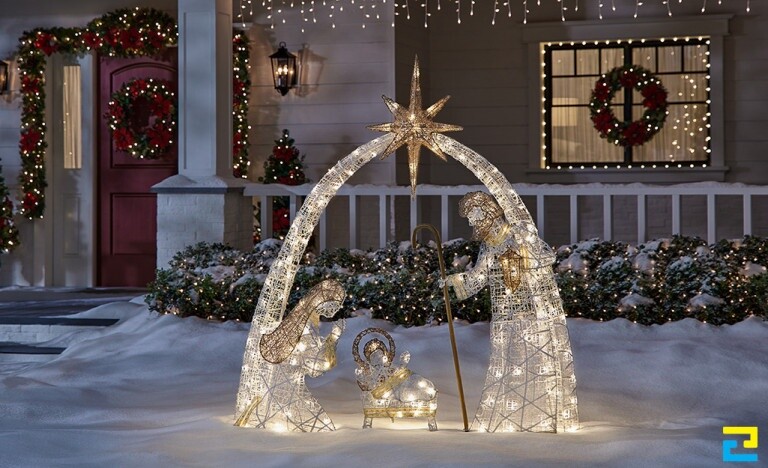 Ý Tưởng Trang Trí Noel Ngoài Trời Đẹp