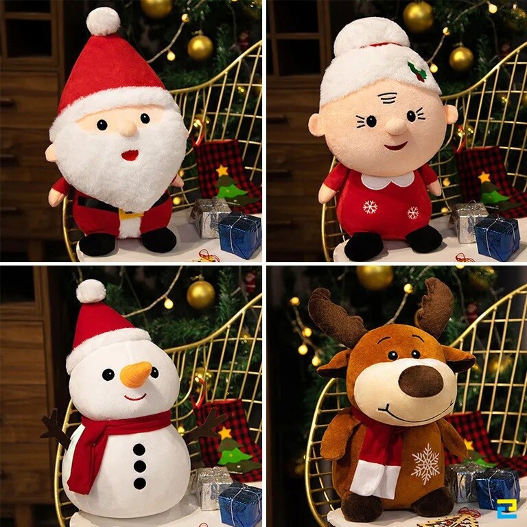 Trang trí người tuyết, ông già noel tại trường mầm non