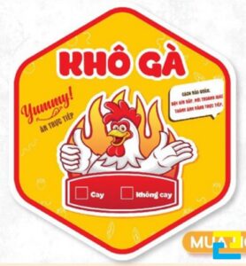 Mẫu tem khô gà lá chanh 18