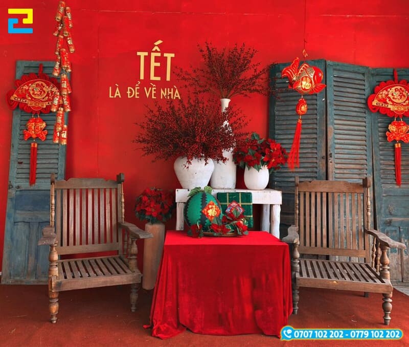 Trang Tri Quan Cafe Ngay Tet 11