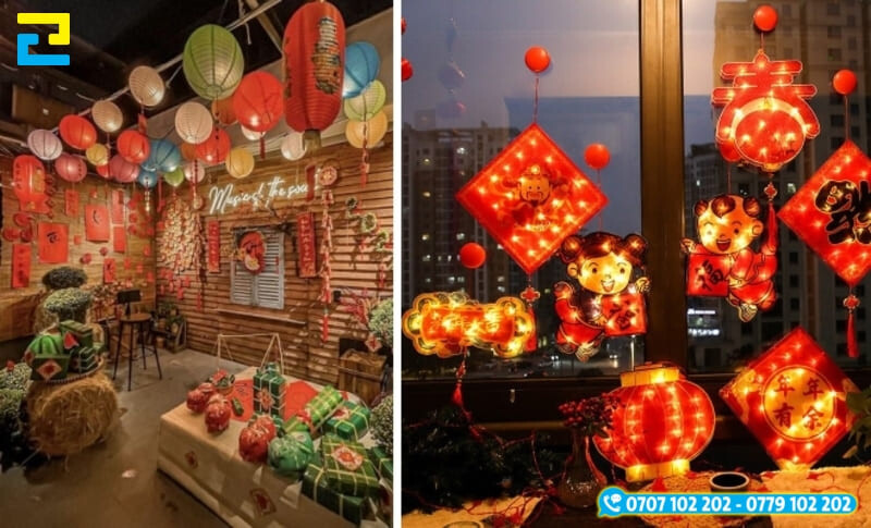 Trang Tri Quan Cafe Ngay Tet 9
