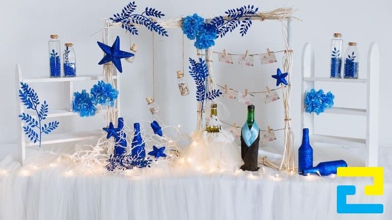 Trang trí tiệc cưới tại nhà đơn giản, thu hút ánh nhìn