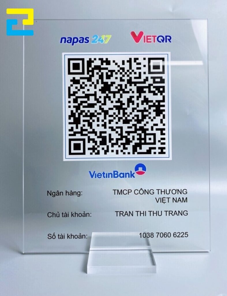 Q.ba Code Bảng Mã QR Code Để Bàn - Hỗ Trợ Thanh Toán Nhanh Chóng - inan2h