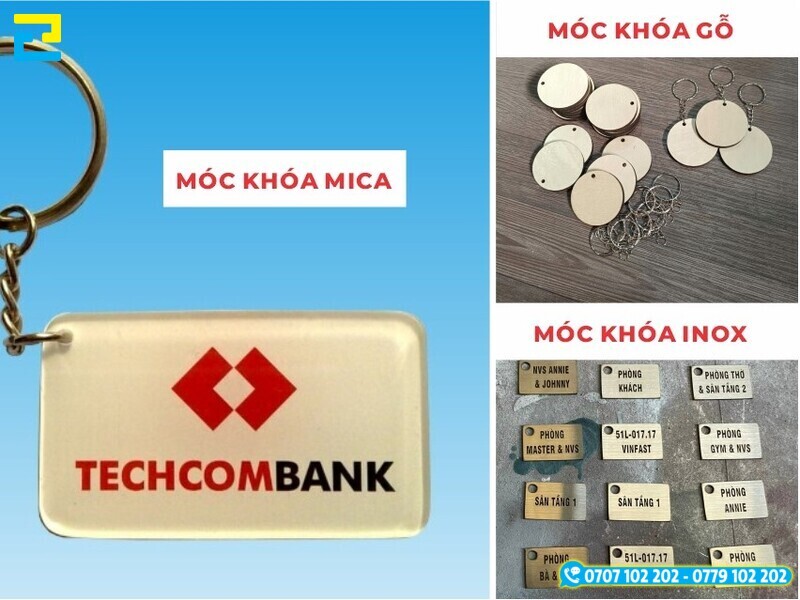 Chat Lieu Moc Khoa Qua Tang In Logo