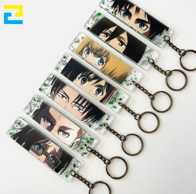 Mẫu móc khóa anime Attack On Titan.