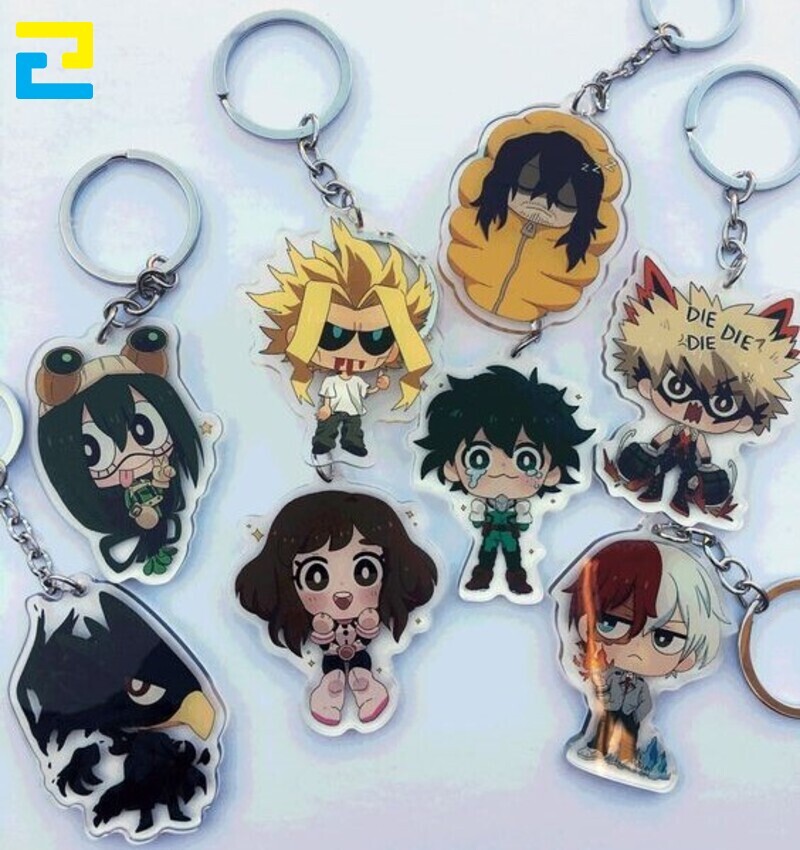 Mẫu móc khóa anime Boku No Academia