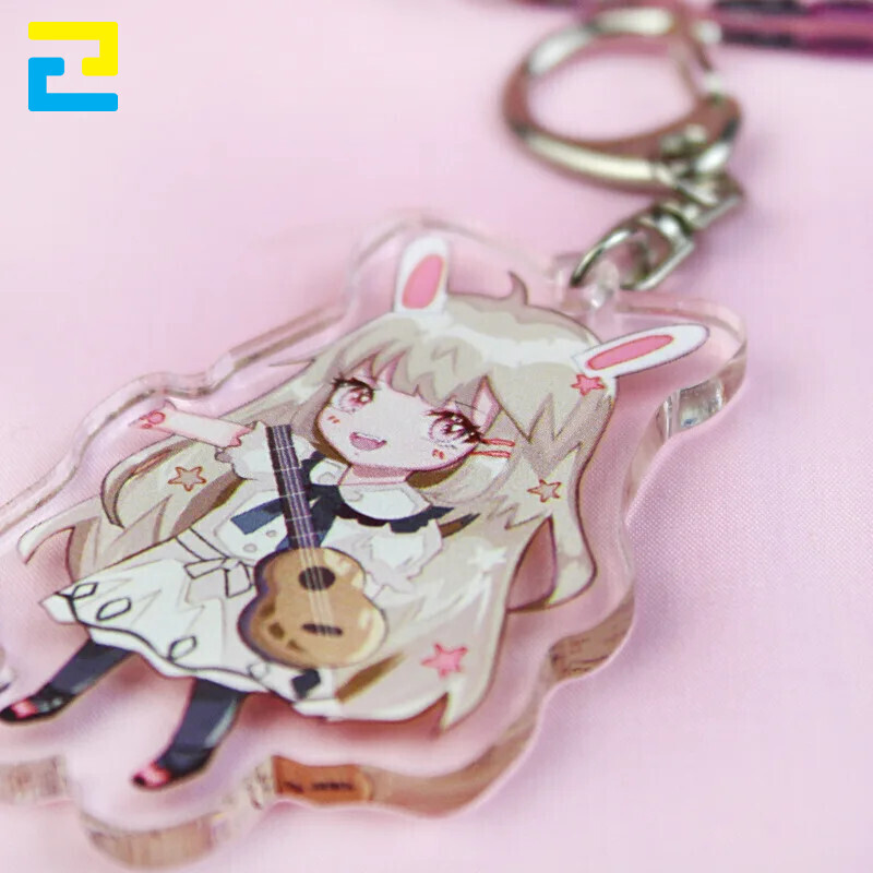 Móc khóa đẹp cho nữ, in hình theo yêu cầu.