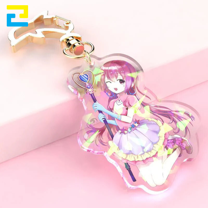 Móc khóa đẹp cho nữ, in hình theo yêu cầu.