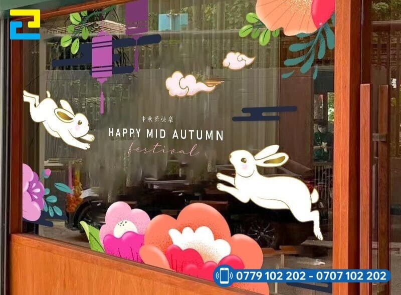 Decal Trang Tri Trung Thu Van Phong