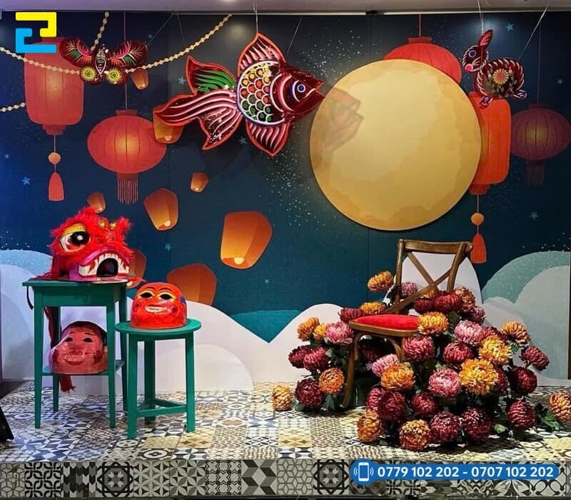 Mau 9 Trang Tri Trung Thu Dep